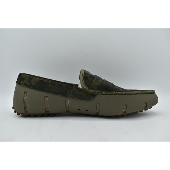 SWIMS‎ Mens Size 9 Luxe Driver Hickory Green Camo Camouflage Loafers Shoes main image 7